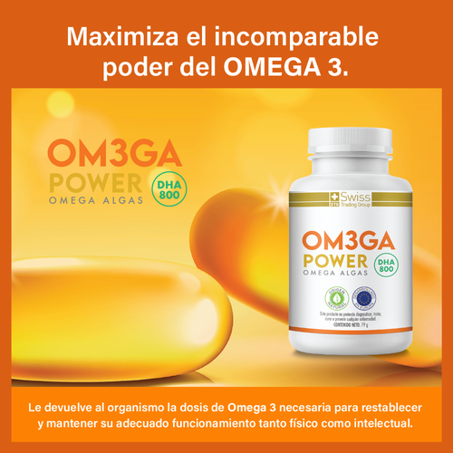 🧠💛 OMEGA 3 POWER – DHA 800