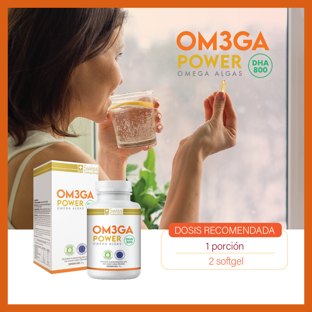 🧠💛 OMEGA 3 POWER – DHA 800