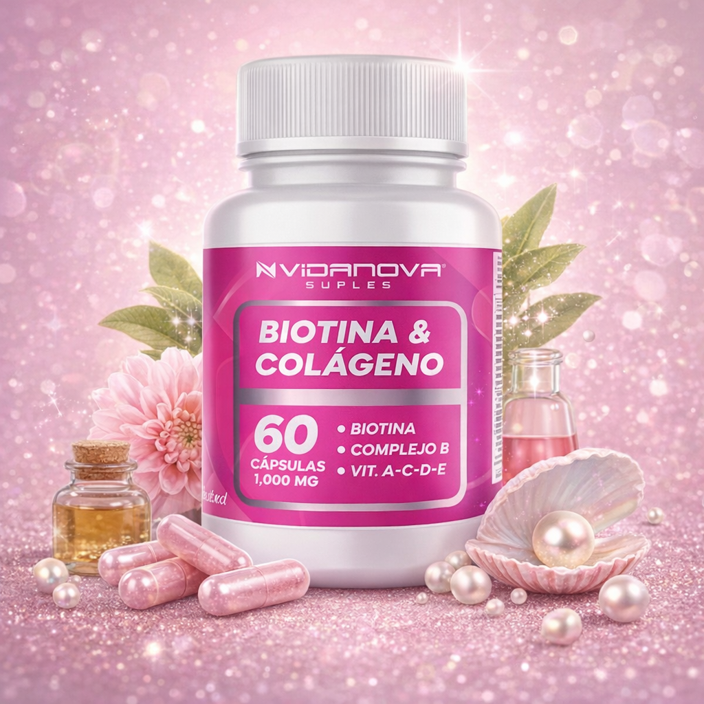 ✨Biotina Colageno 1000mg 60caps