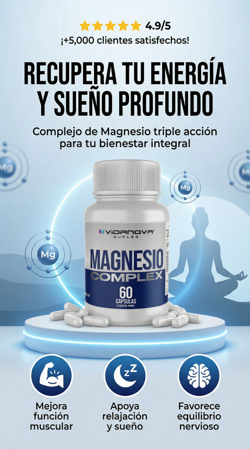 Magnesium Complex Premium 1000 mg ORIGINAL  ⚡60 cápsula